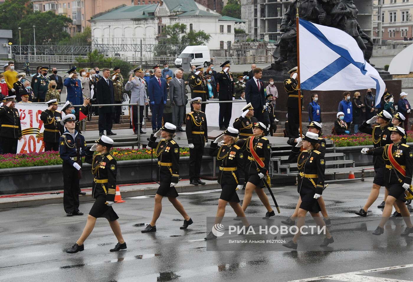 Военный парад в городах России в ознаменование 75-летия Победы