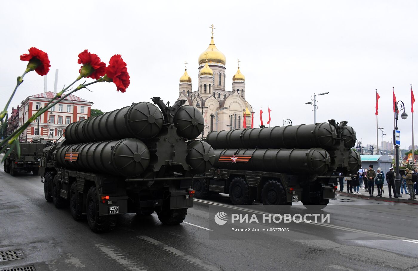 Военный парад в городах России в ознаменование 75-летия Победы