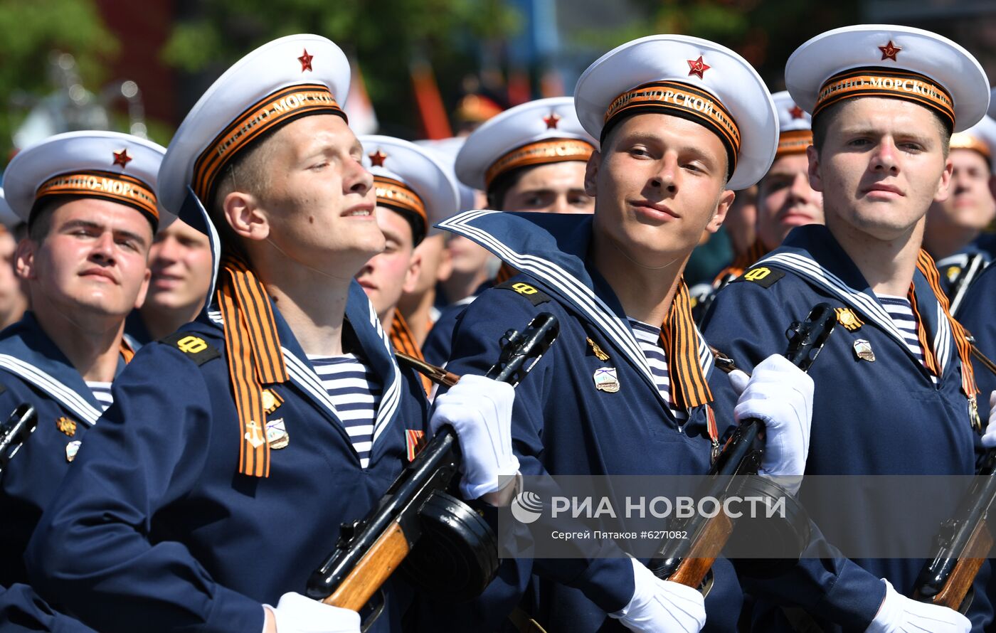 Военный парад в ознаменование 75-летия Победы