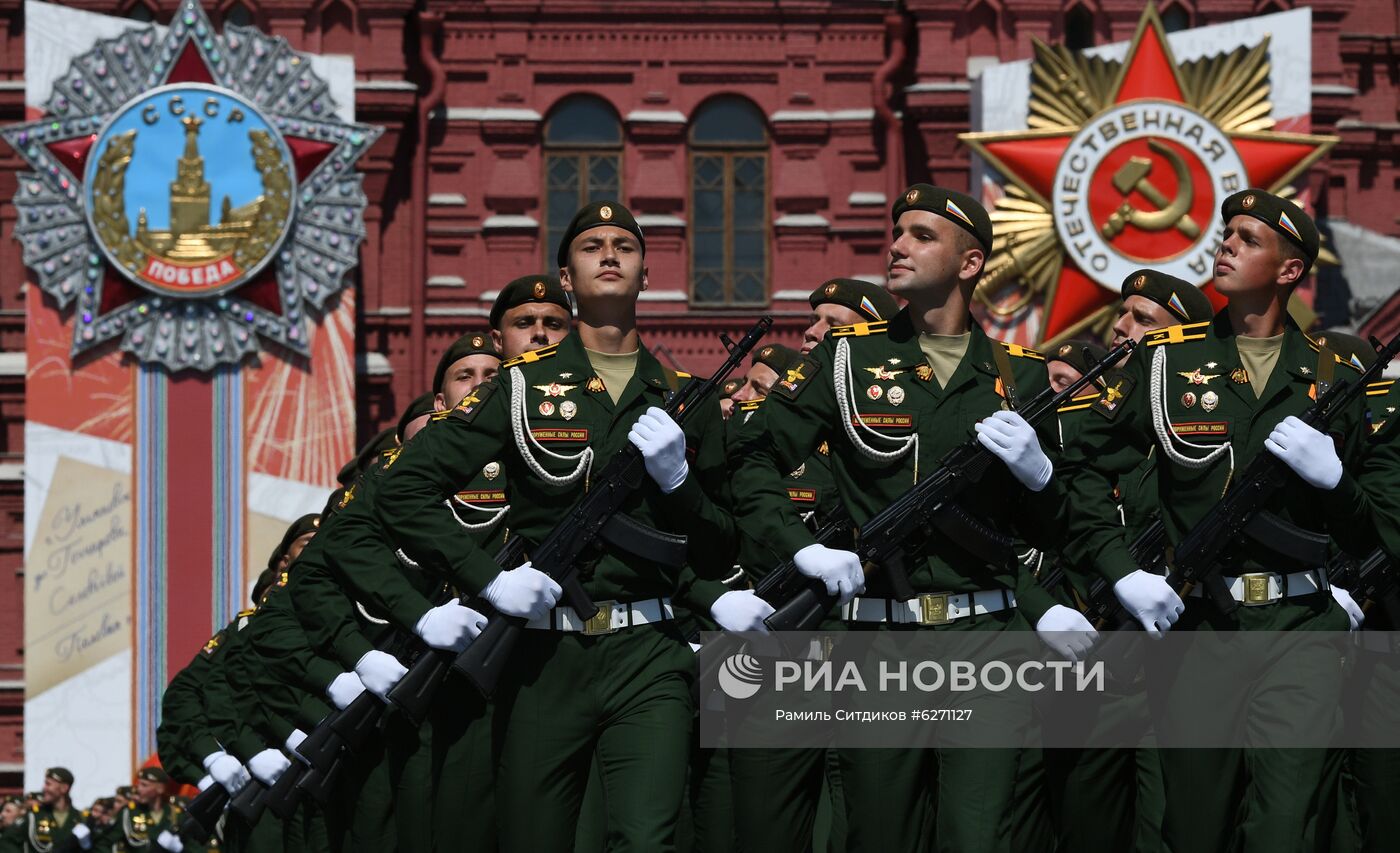 Военный парад в ознаменование 75-летия Победы