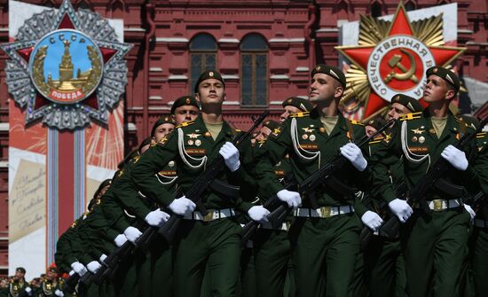 Военный парад в ознаменование 75-летия Победы