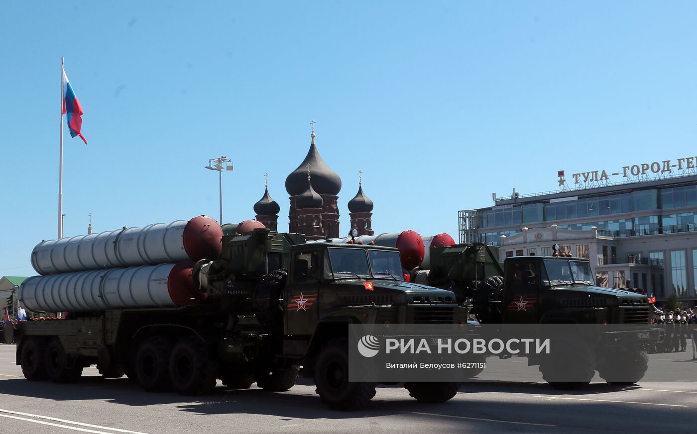 Военный парад в городах России в ознаменование 75-летия Победы