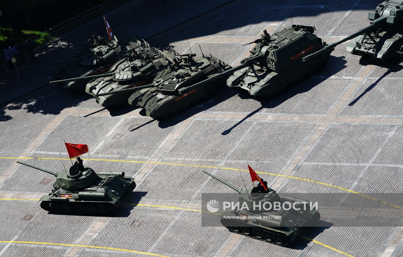 Военный парад в ознаменование 75-летия Победы