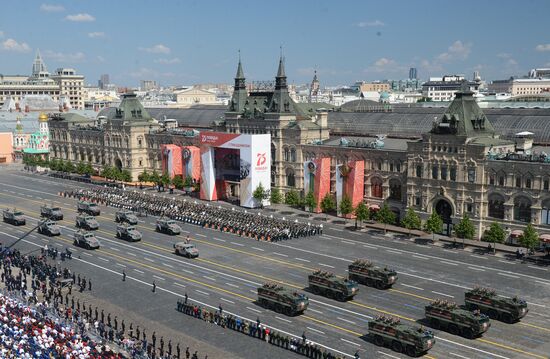 Военный парад в ознаменование 75-летия Победы