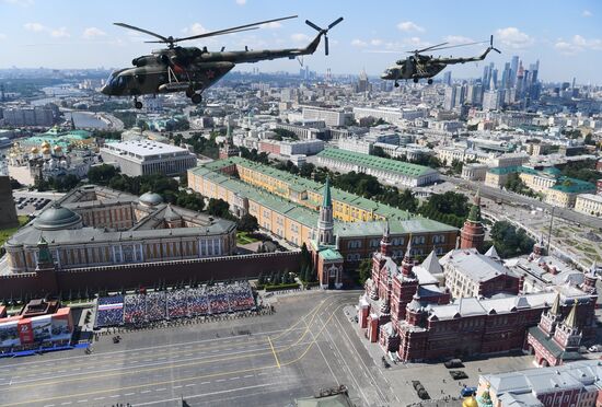 Военный парад в ознаменование 75-летия Победы