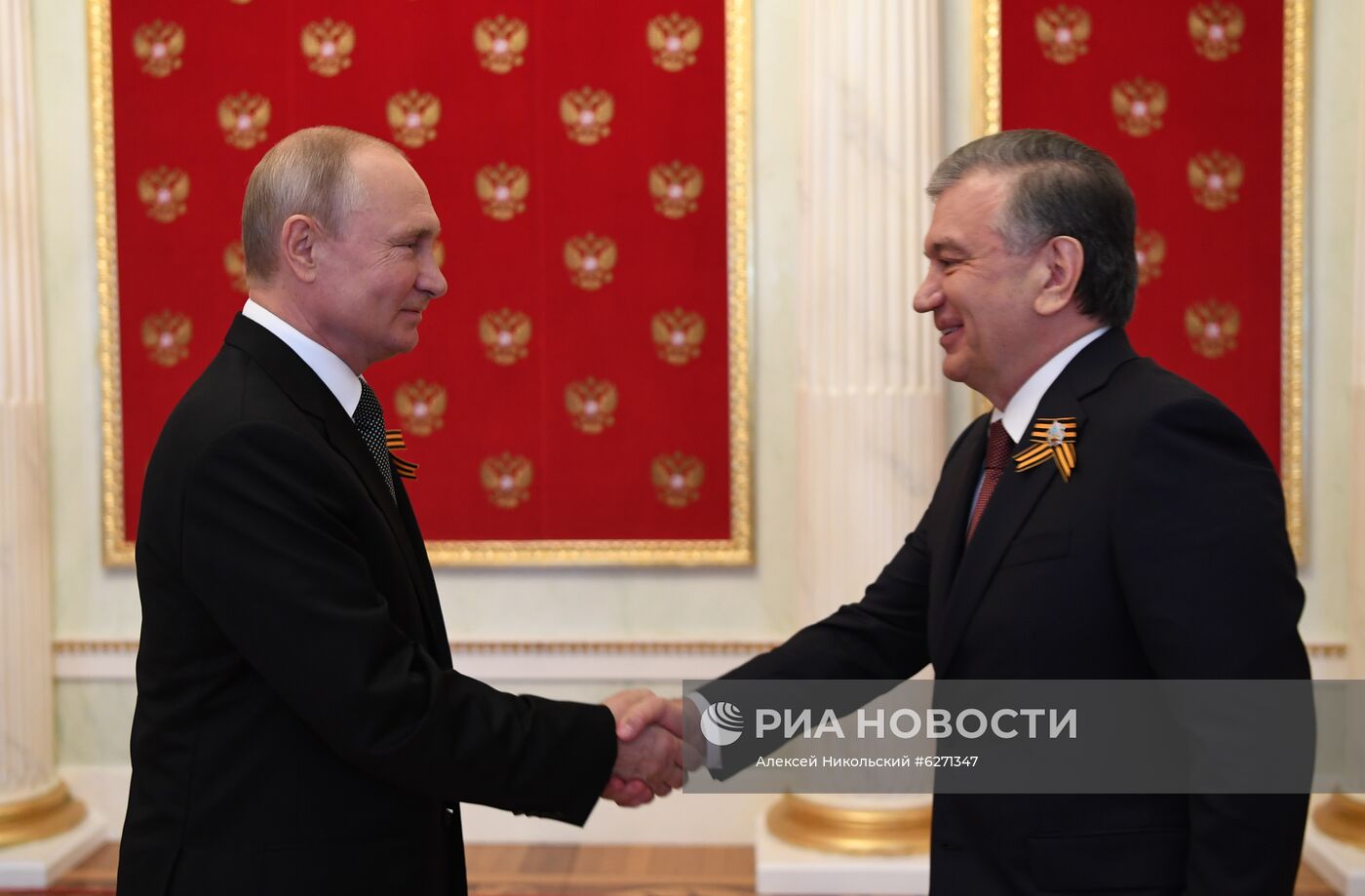 Встреча глав иностранных государств президентом РФ В. Путиным в Кремле
