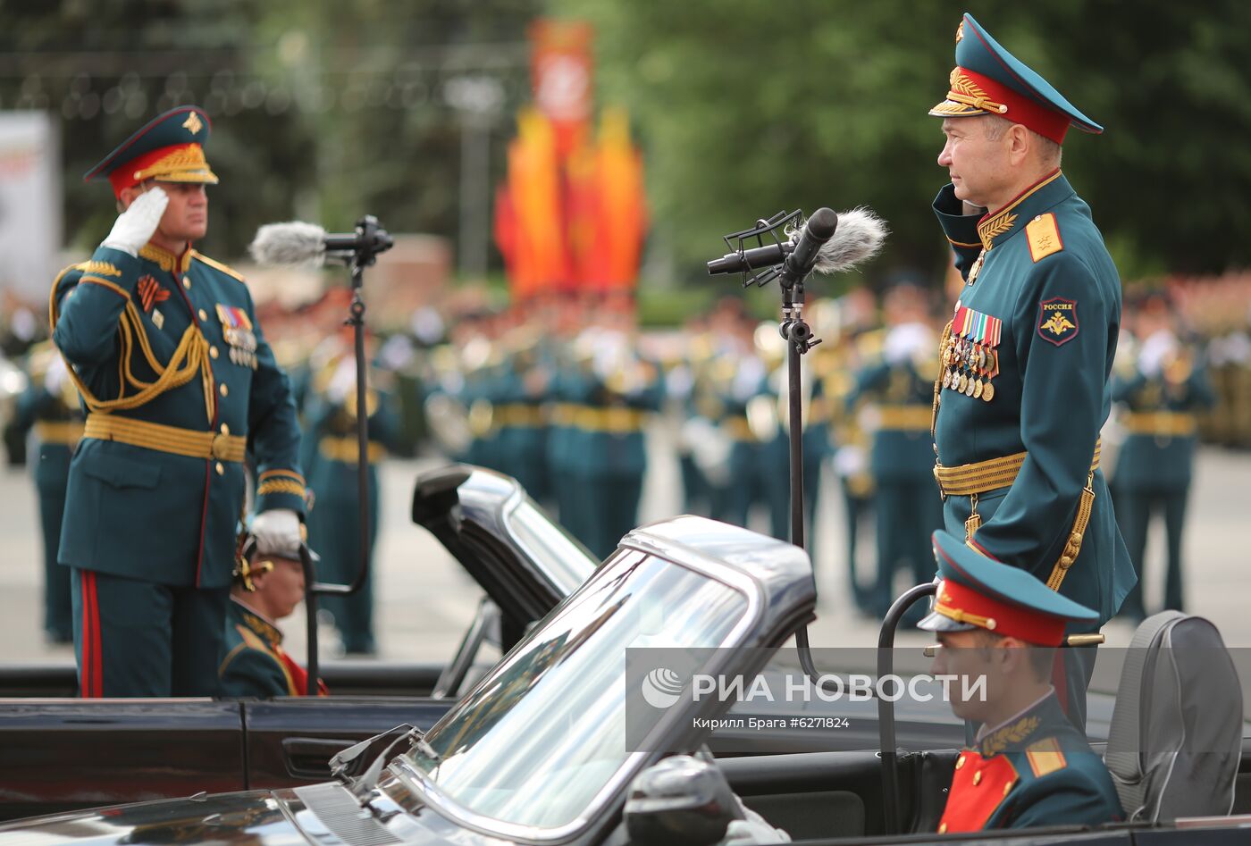 Военный парад в городах России в ознаменование 75-летия Победы