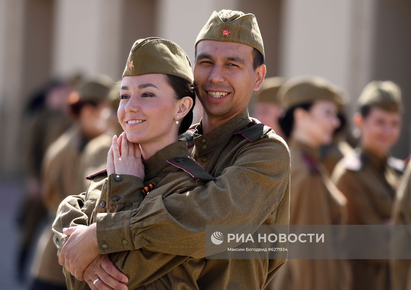 Военный парад в городах России в ознаменование 75-летия Победы