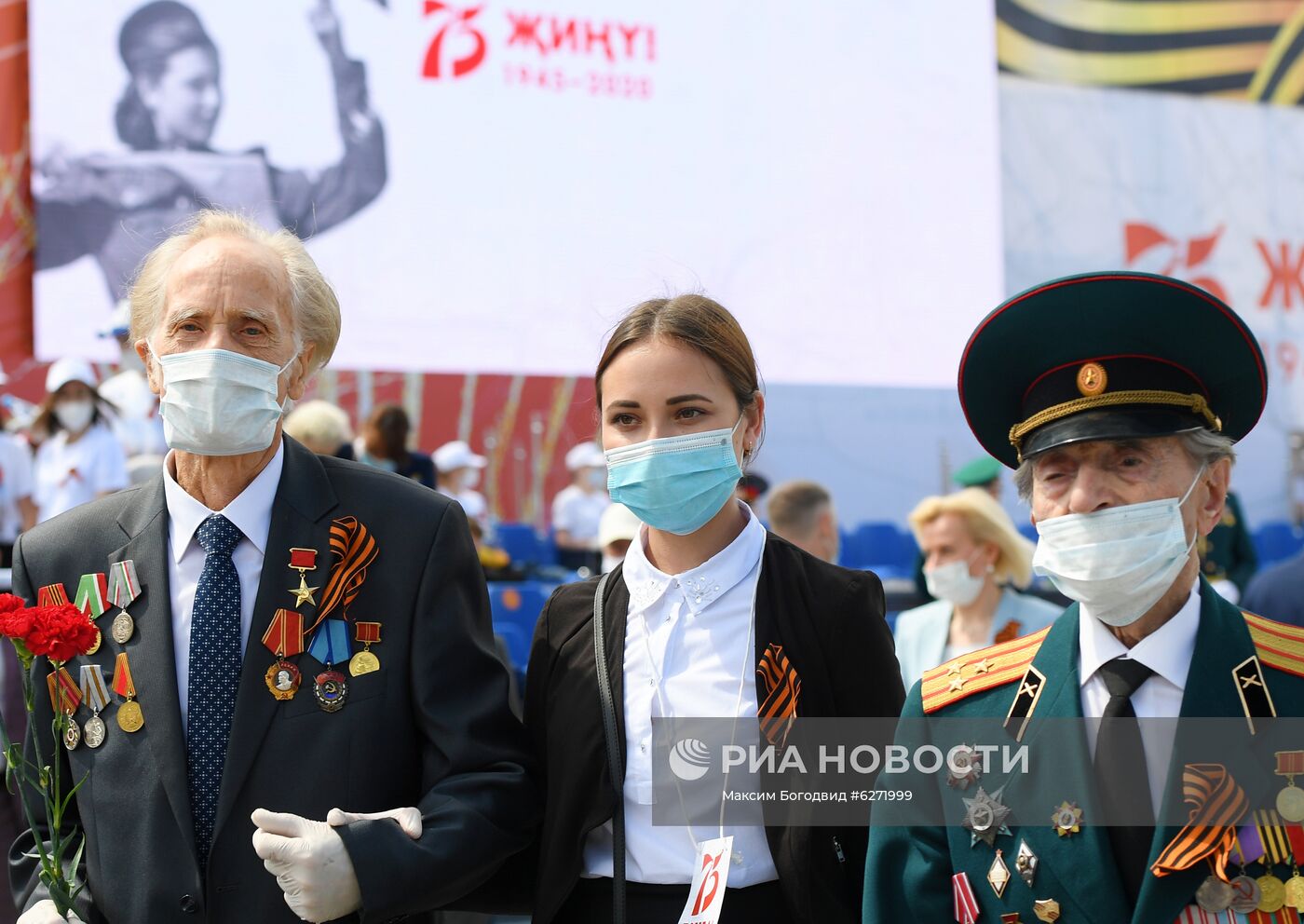Военный парад в городах России в ознаменование 75-летия Победы