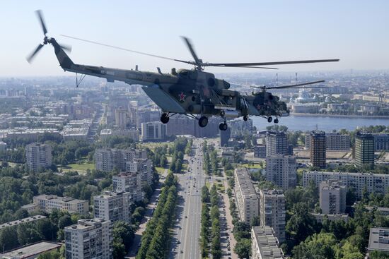 Военный парад в городах России в ознаменование 75-летия Победы