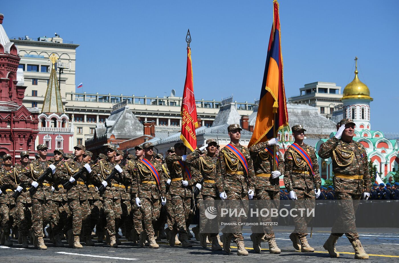 Военный парад в ознаменование 75-летия Победы