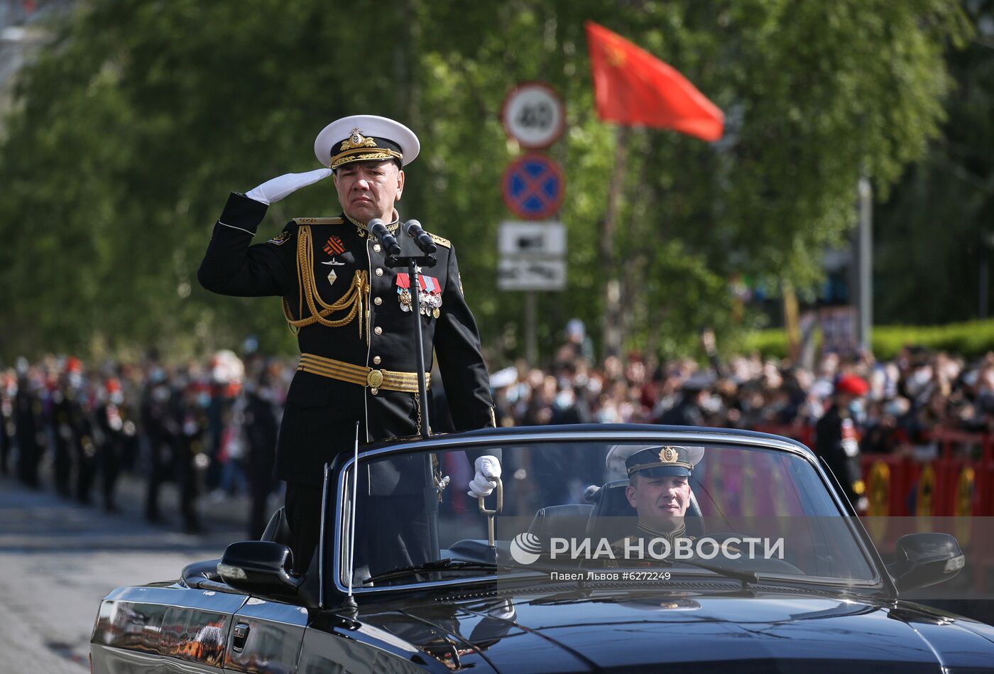 Военный парад в городах России в ознаменование 75-летия Победы