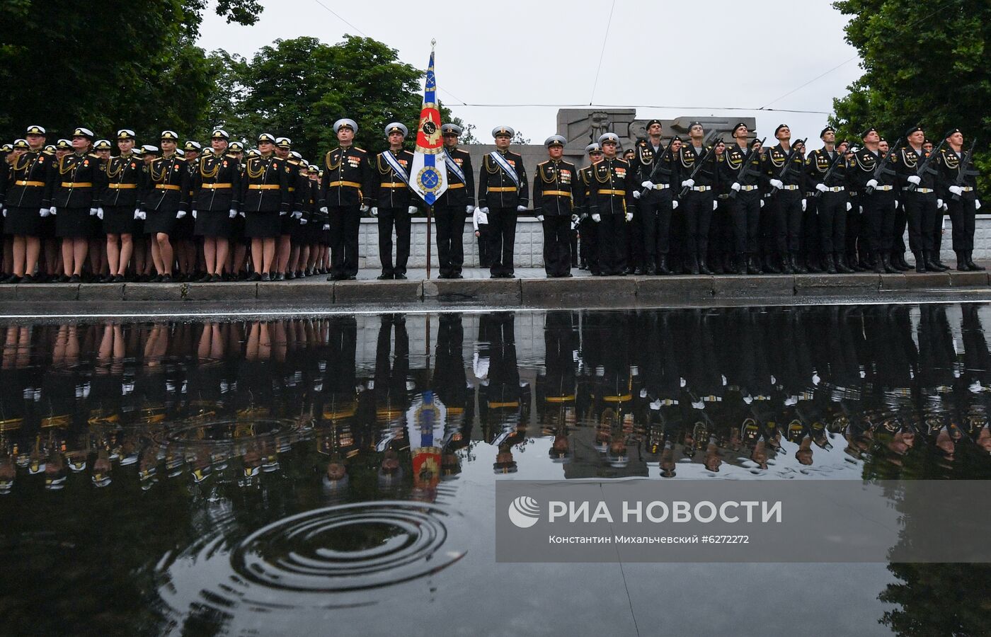 Военный парад в городах России в ознаменование 75-летия Победы