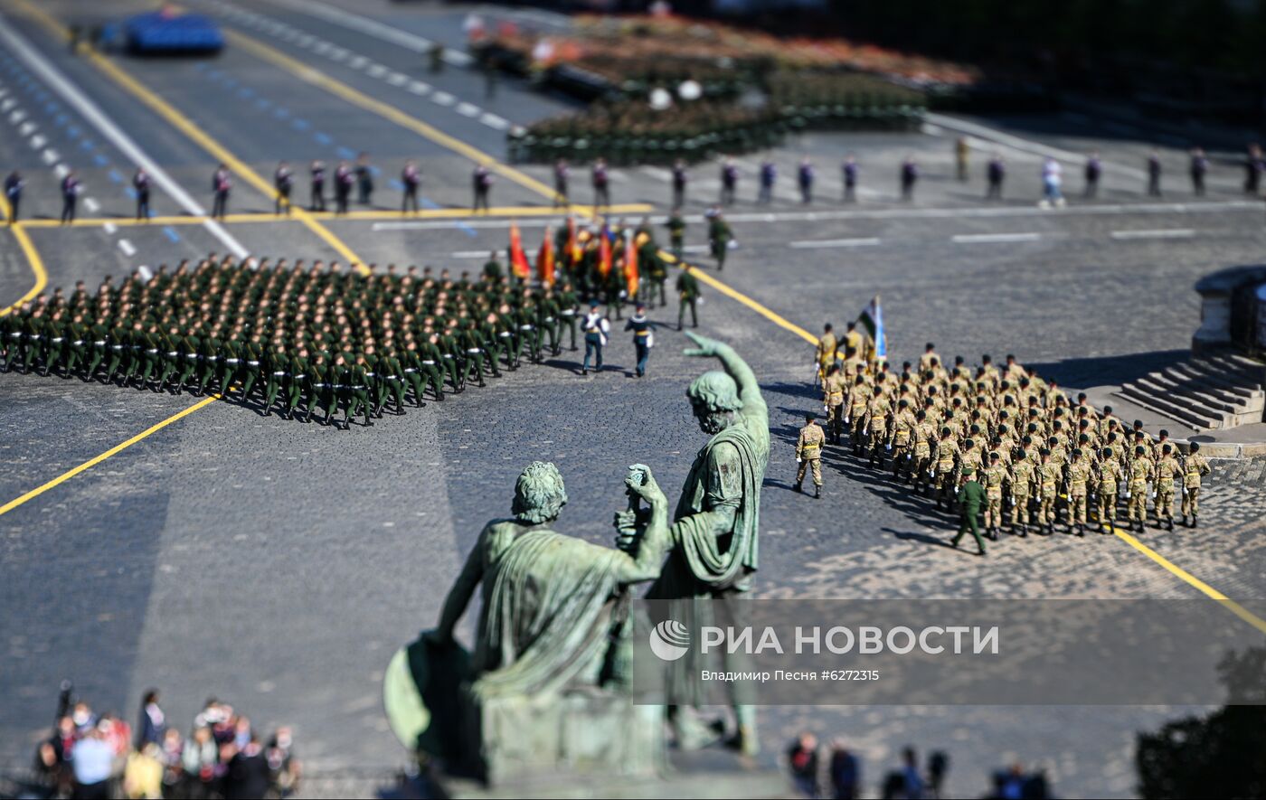 Военный парад в ознаменование 75-летия Победы