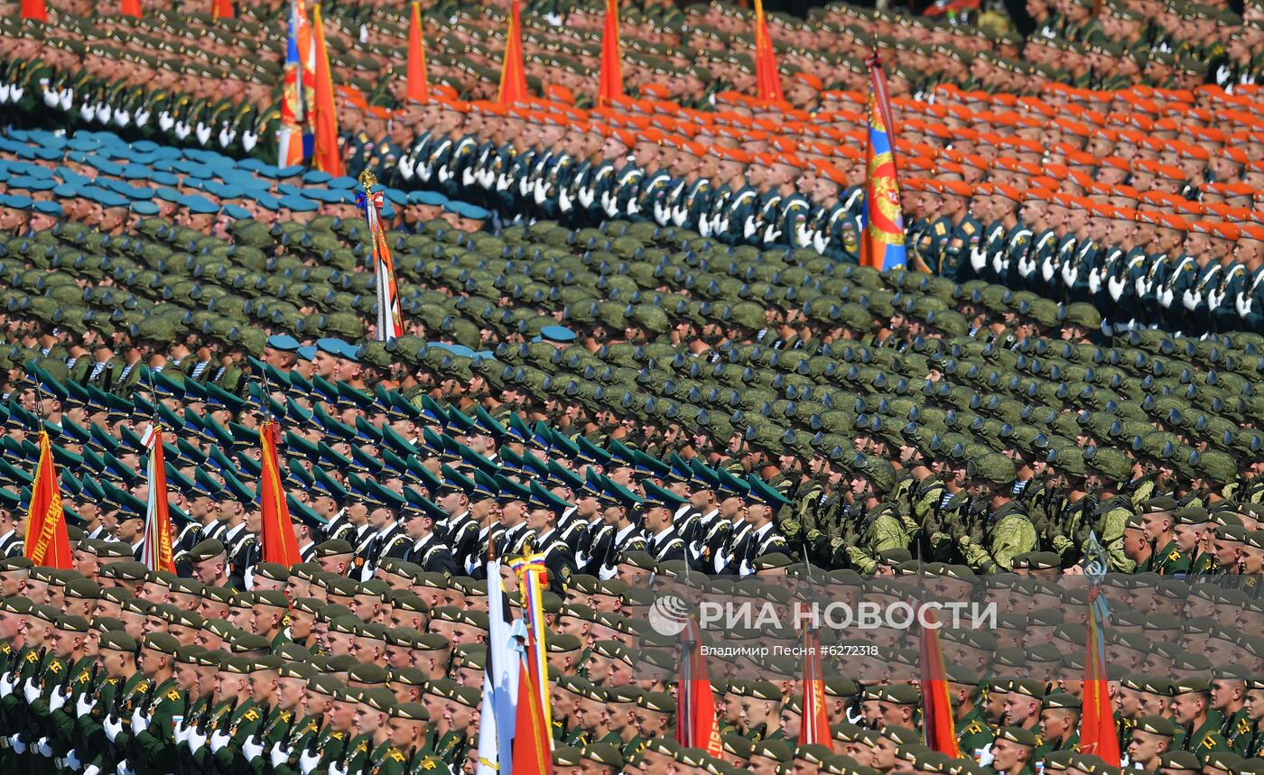 Военный парад в ознаменование 75-летия Победы