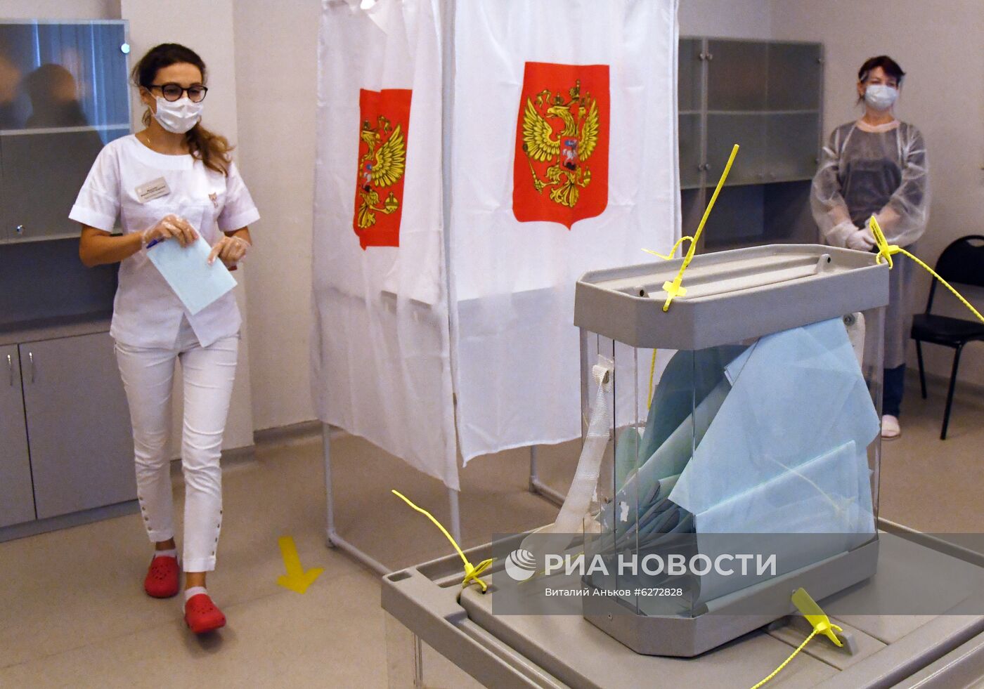 Голосование по внесению поправок в Конституцию РФ в городах России