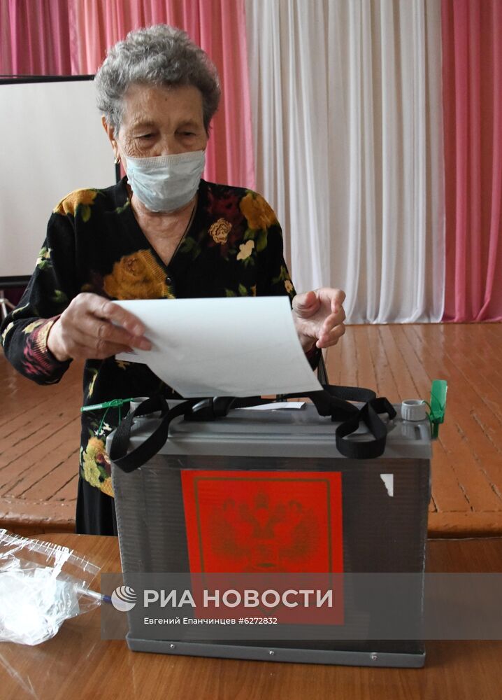 Голосование по внесению поправок в Конституцию РФ в городах России