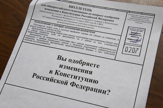 Голосование по внесению поправок в Конституцию РФ в городах России
