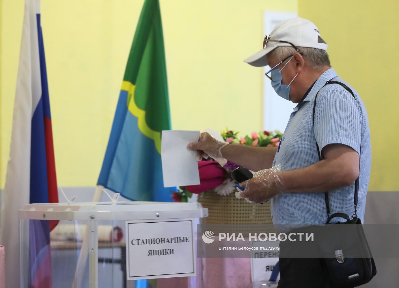 Голосование по внесению поправок в Конституцию РФ в городах России