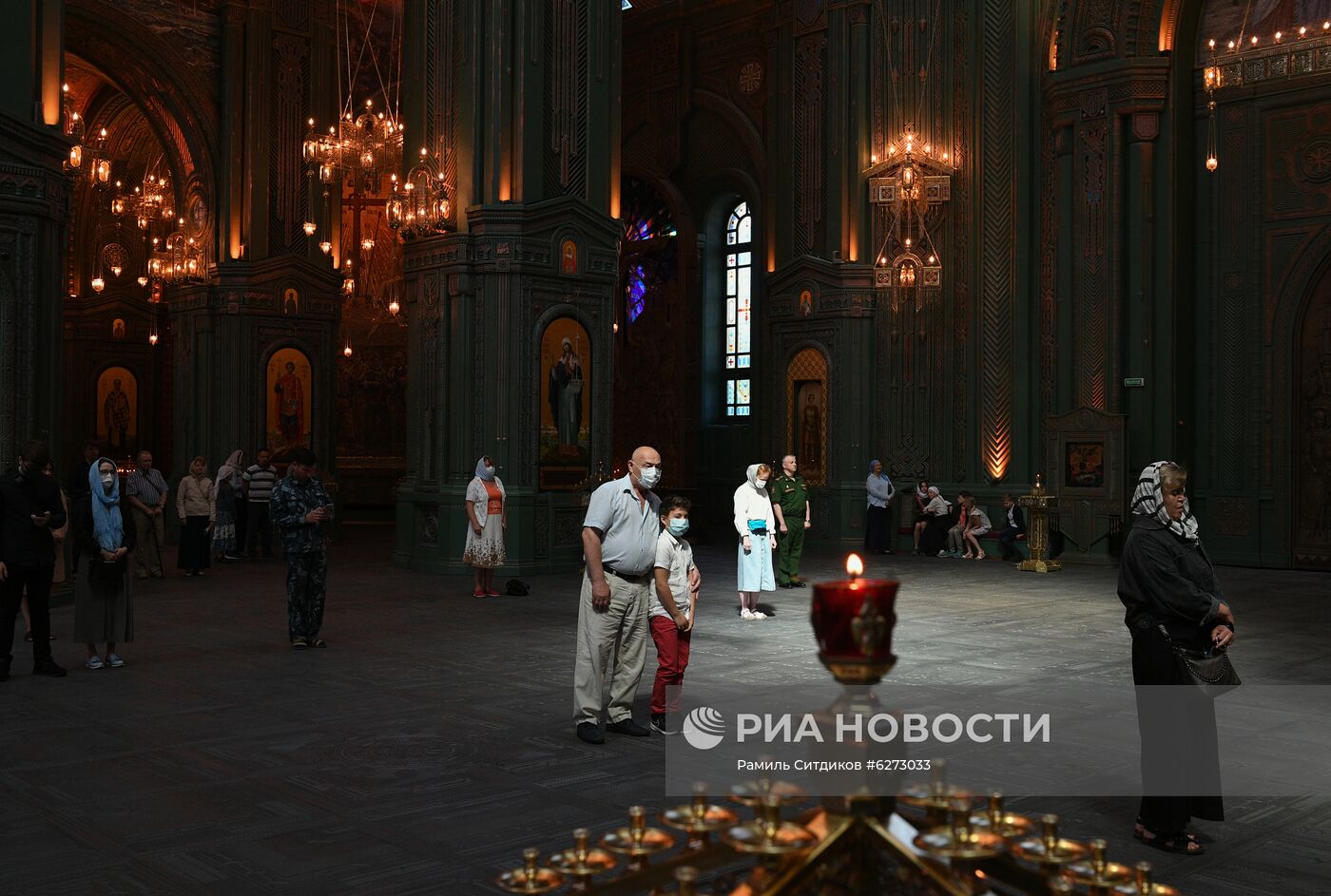 Главный храм Вооруженных Сил РФ  открылся для прихожан  