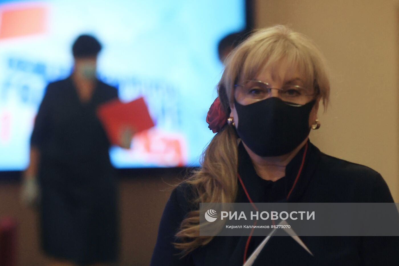 Председатель Центральной избирательной комиссии (ЦИК) РФ Элла Памфилова перед началом заседания ЦИИК РФ. В России с 25 июня по 1 июля проводится голосование по внесению поправок в Конституцию РФ. Место: Россия, Москва. Автор: Кирилл Каллиников/РИА Новости. Работа информационного центра ЦИК России