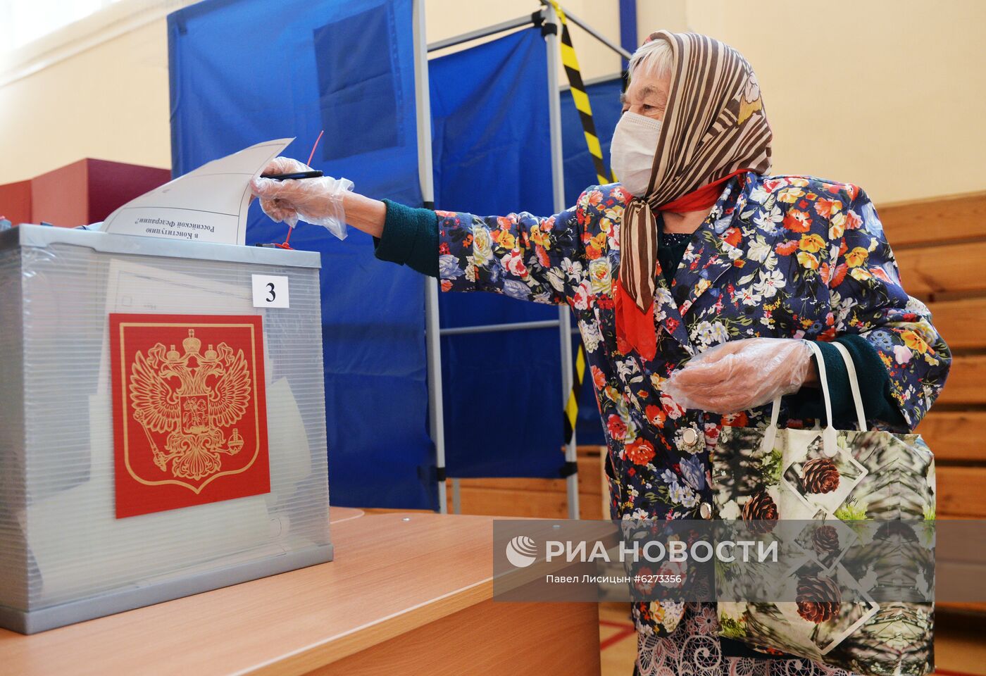 Голосование по внесению поправок в Конституцию РФ в городах России