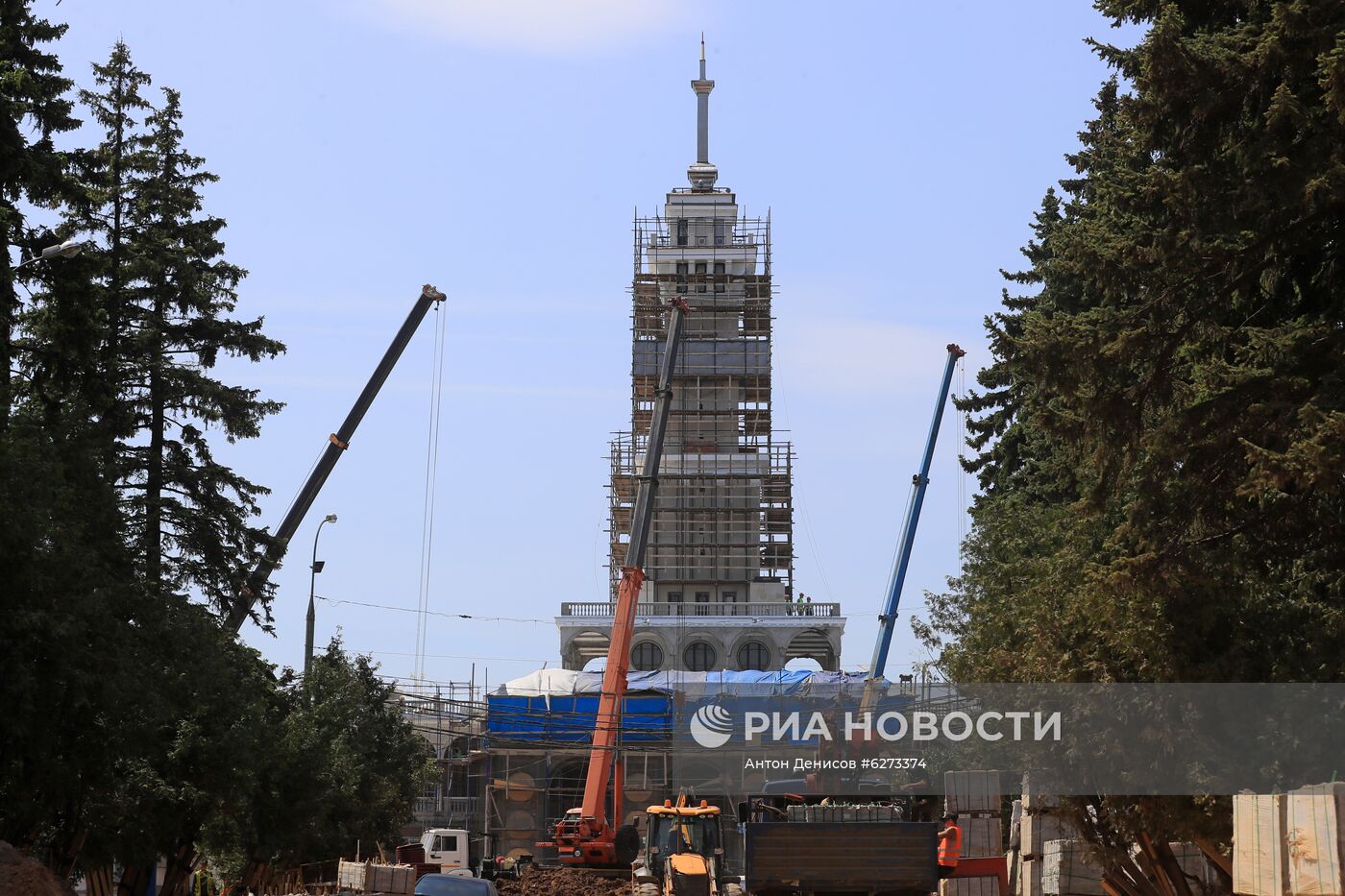 Реконструкция парка Северного речного вокзала