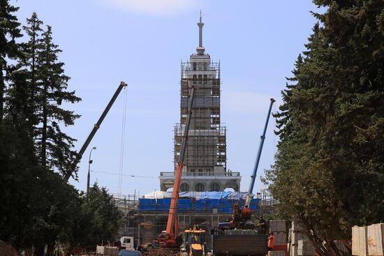 Реконструкция парка Северного речного вокзала