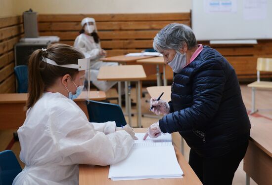 Голосование по внесению поправок в Конституцию РФ в городах России