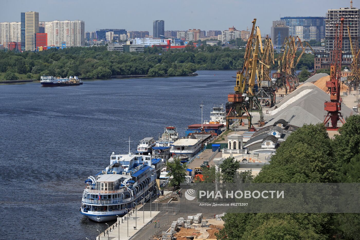 Реконструкция парка Северного речного вокзала