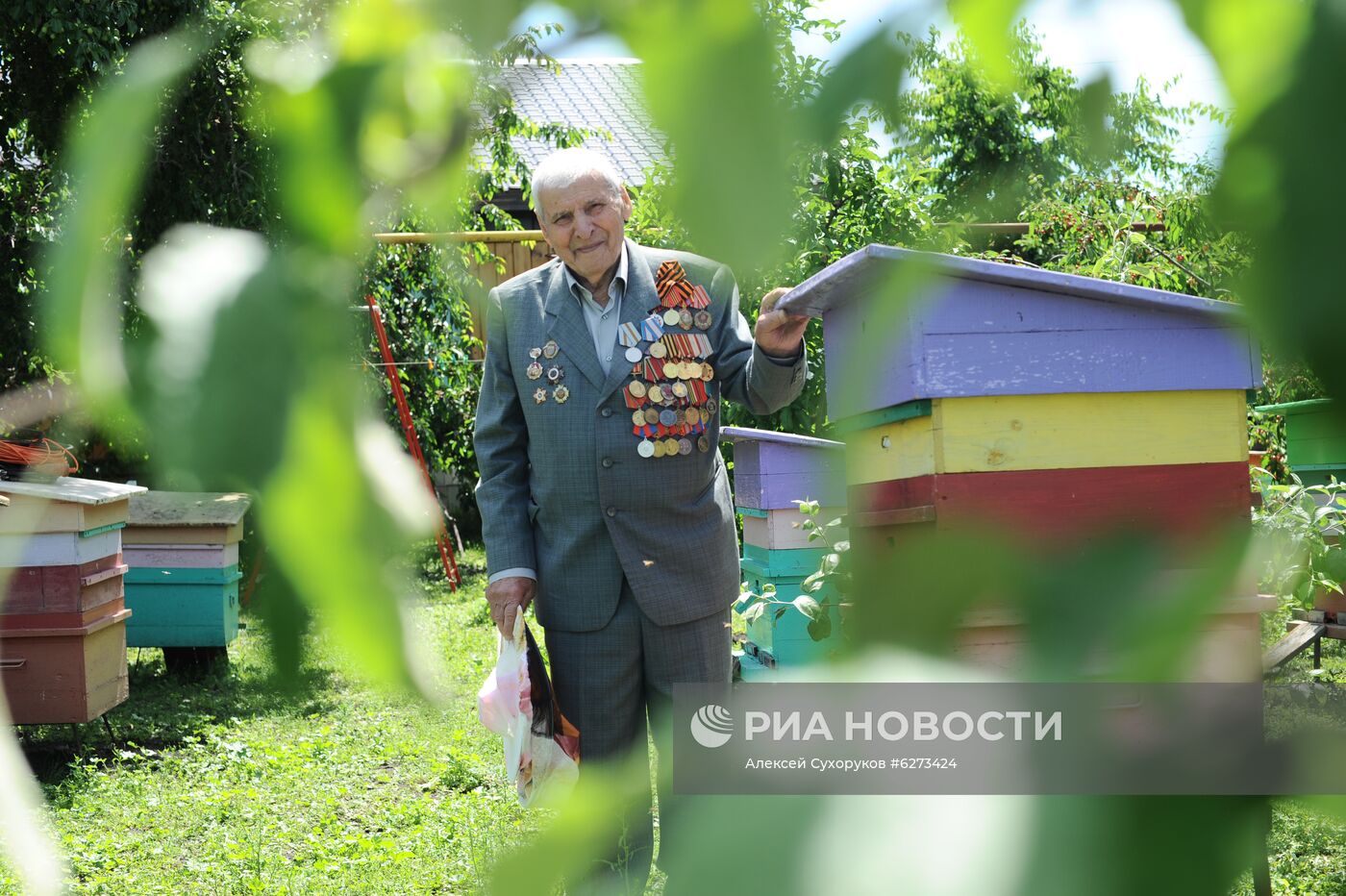 Ветеран Великой Отечественной войны К. В. Толмачев