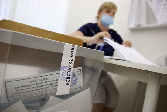 Голосование по внесению поправок в Конституцию РФ в городах России