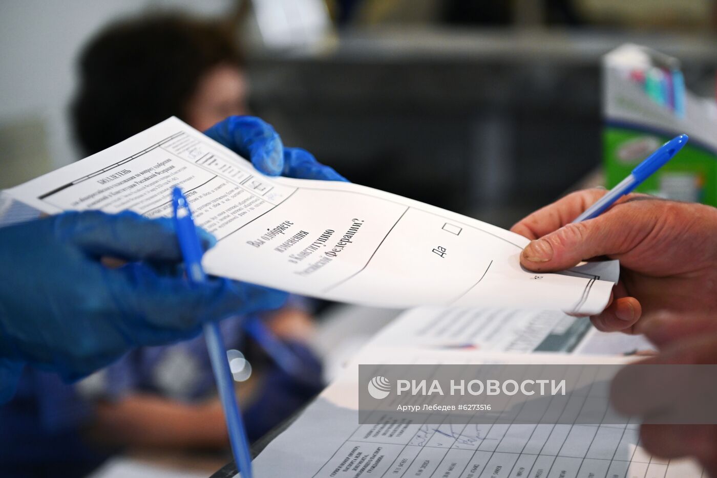 Голосование по внесению поправок в Конституцию РФ в городах России