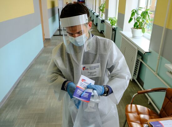 Голосование по внесению поправок в Конституцию РФ в городах России