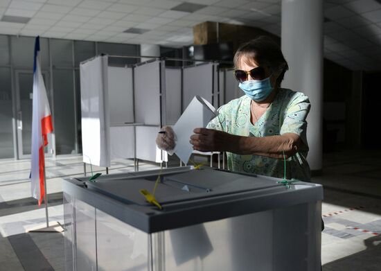 Голосование по внесению поправок в Конституцию РФ в городах России