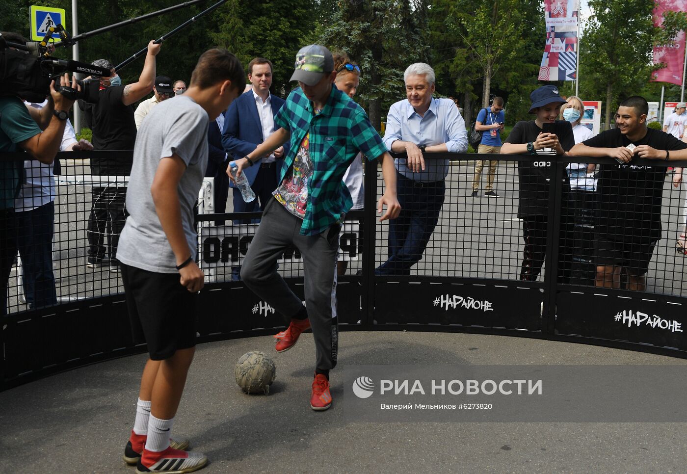 Мэр Москвы С. Собянин посетил спортивный комплекс "Лужники"