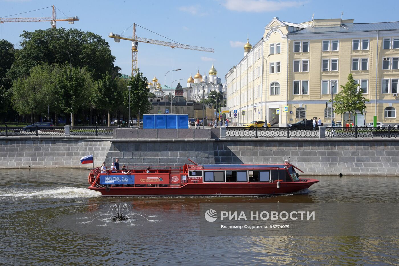 Теплая погода в Москве