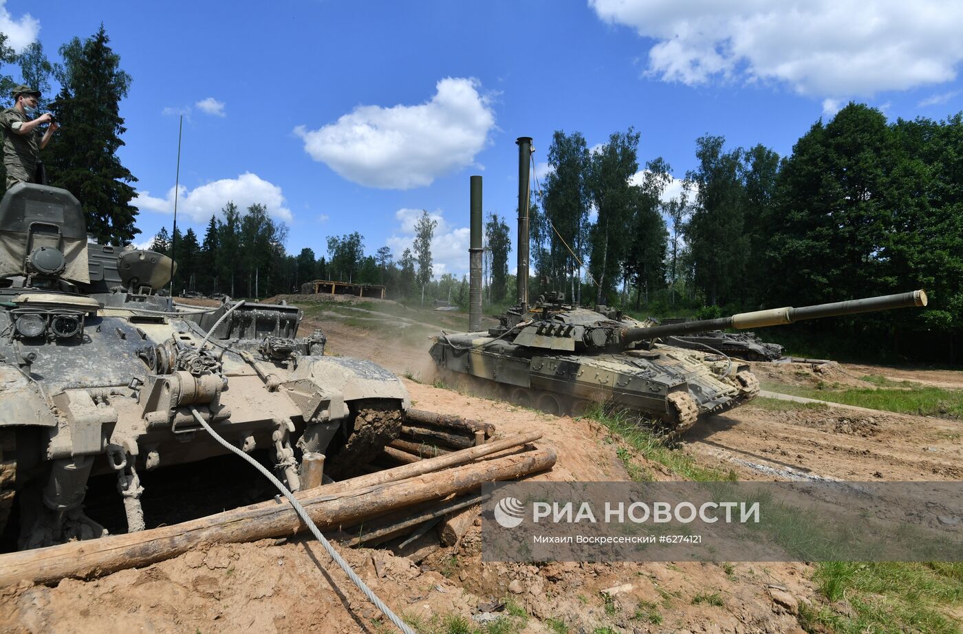 Учения военнослужащих Кантемировской дивизии ЗВО