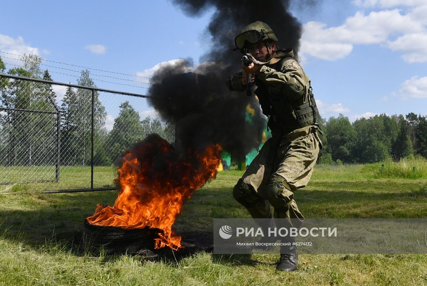 Учения военнослужащих Кантемировской дивизии ЗВО