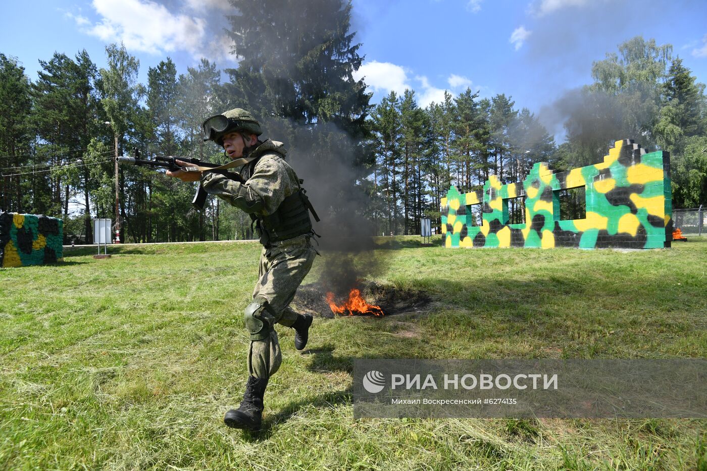 Учения военнослужащих Кантемировской дивизии ЗВО