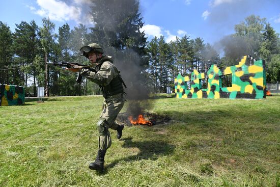 Учения военнослужащих Кантемировской дивизии ЗВО