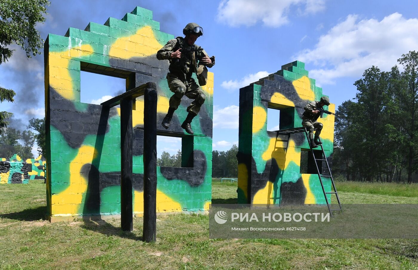 Учения военнослужащих Кантемировской дивизии ЗВО