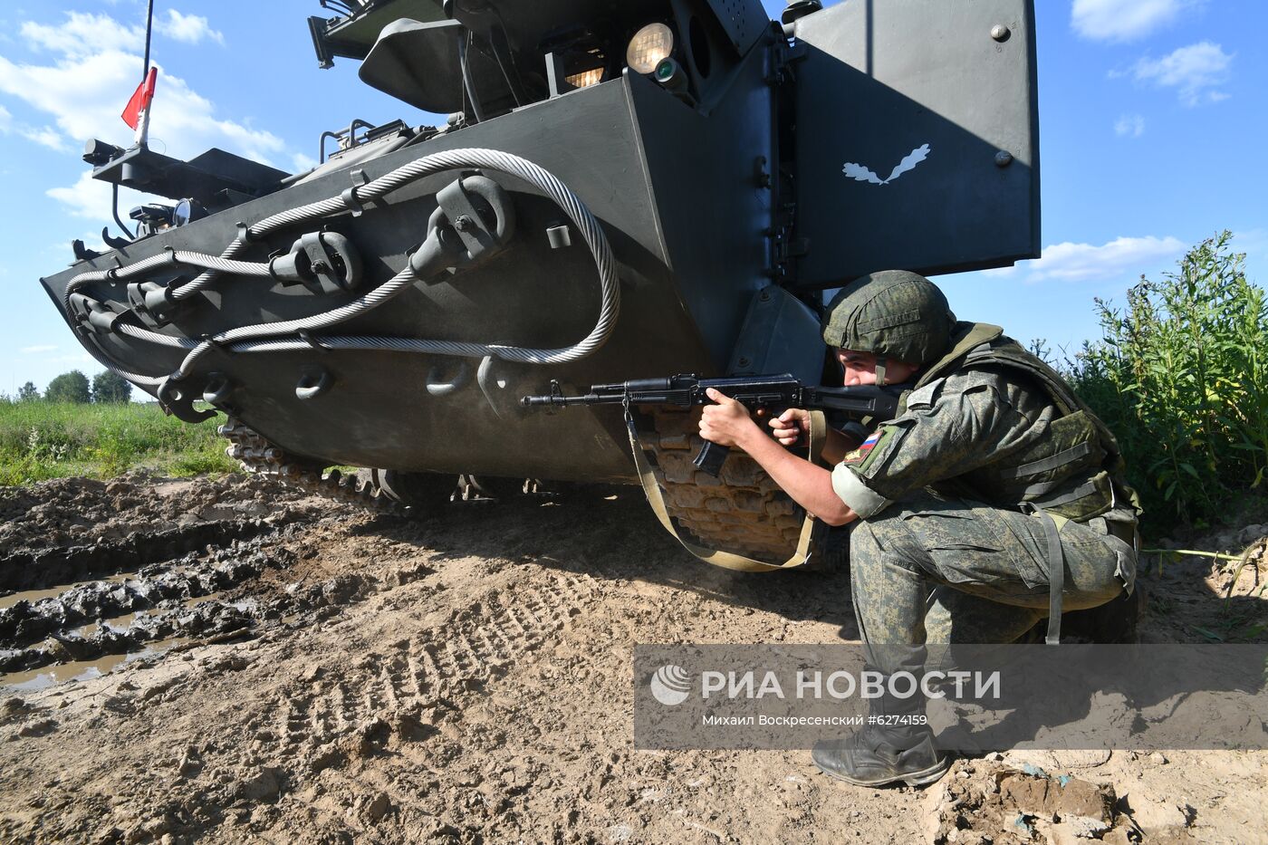 Учения военнослужащих Кантемировской дивизии ЗВО