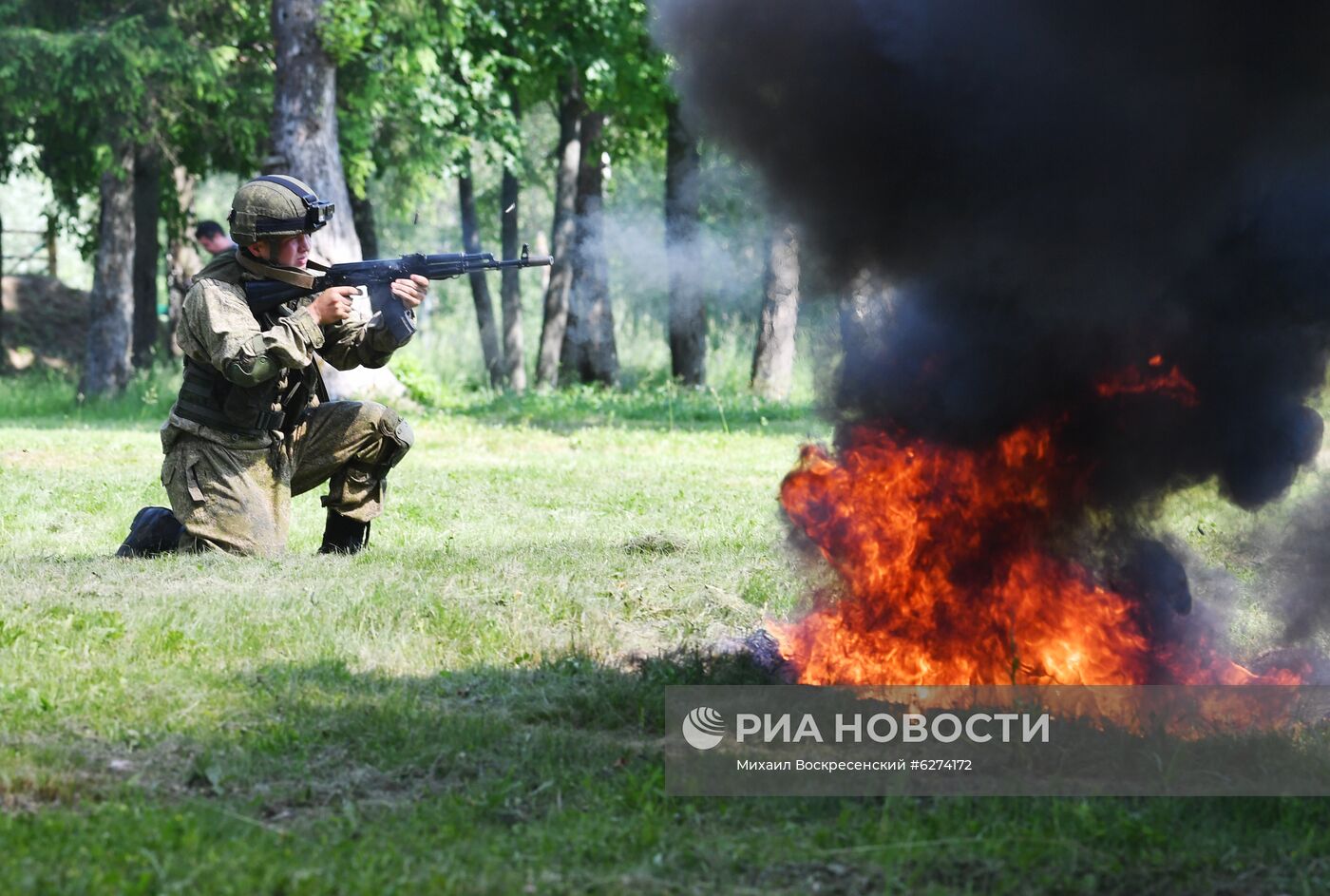 Учения военнослужащих Кантемировской дивизии ЗВО