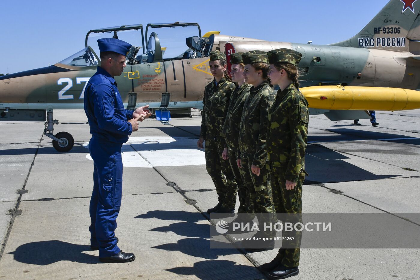 Летная практика в Краснодарском высшем военном авиационном училище