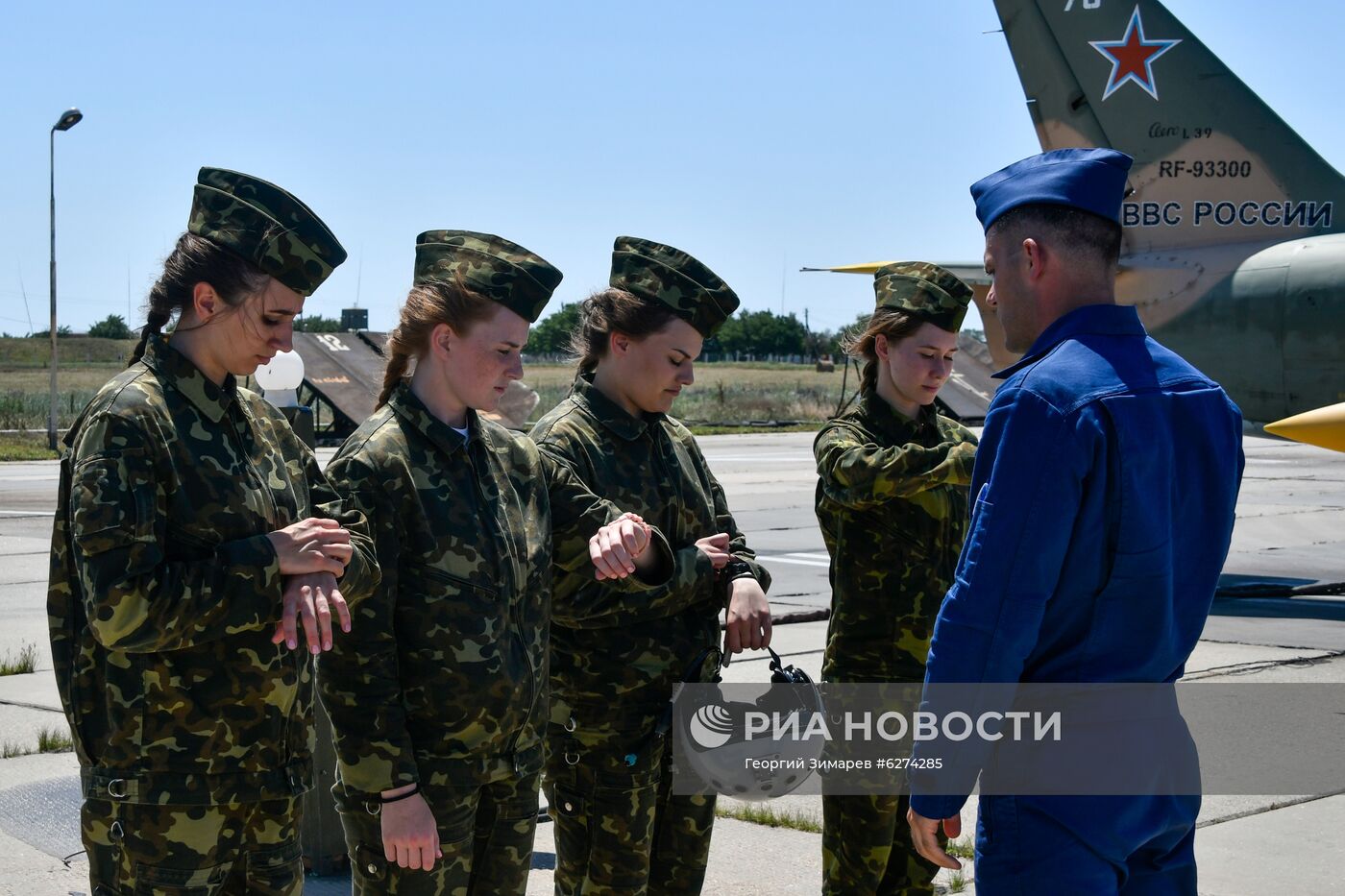 Летная практика в Краснодарском высшем военном авиационном училище