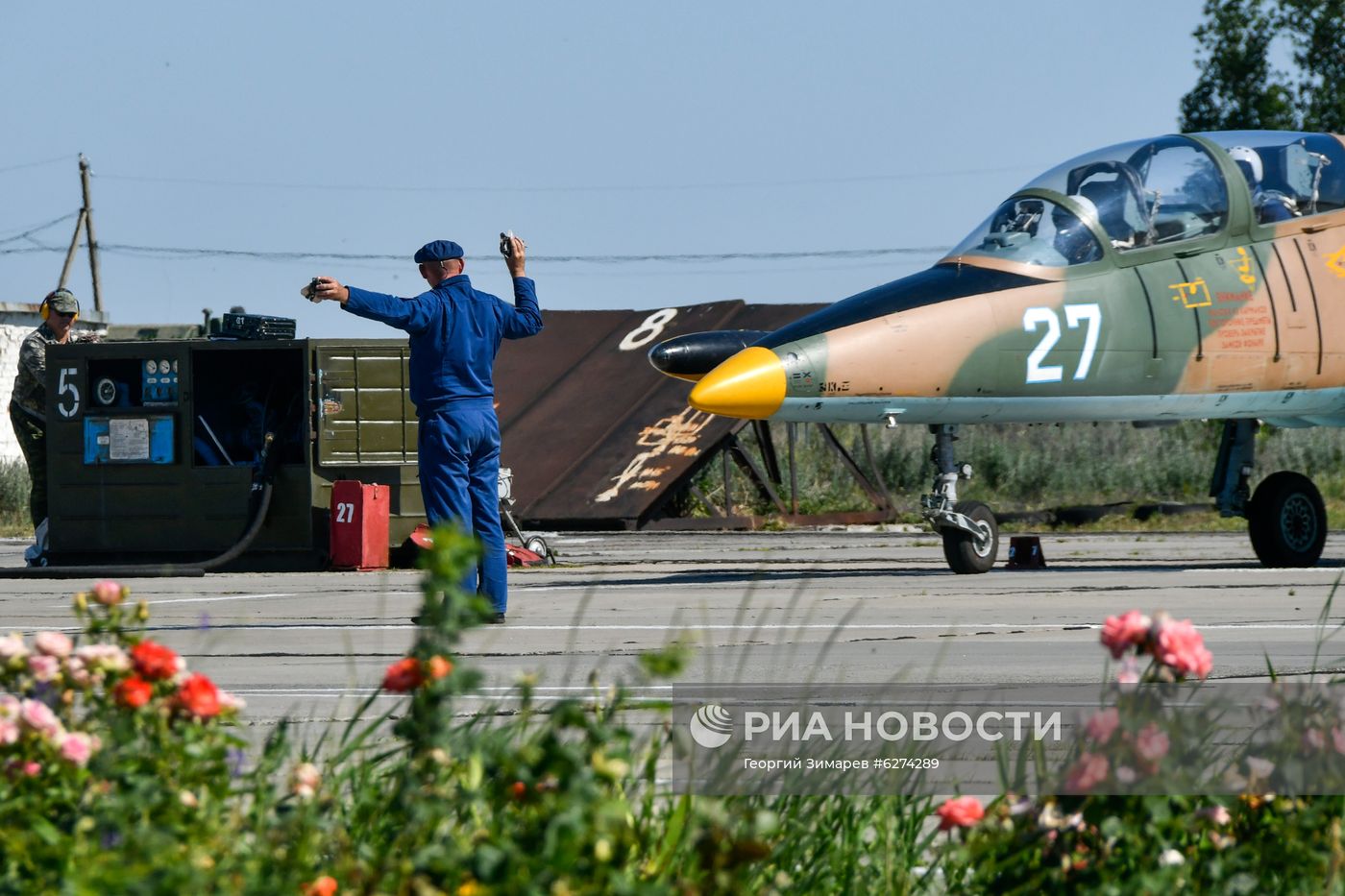 Летная практика в Краснодарском высшем военном авиационном училище