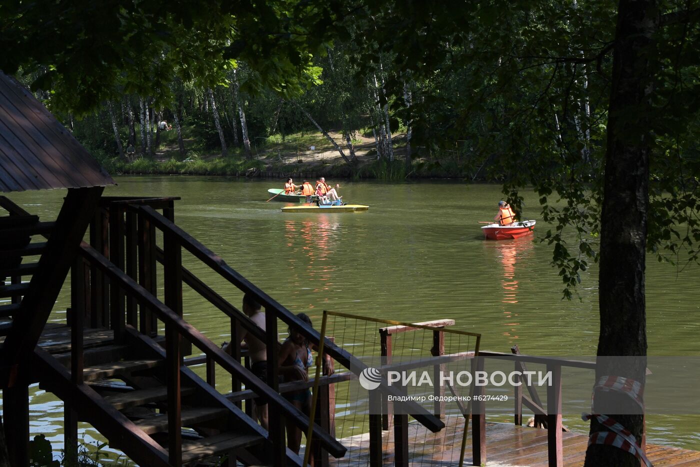 Теплая погода в Москве