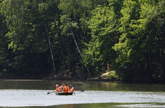 Теплая погода в Москве
