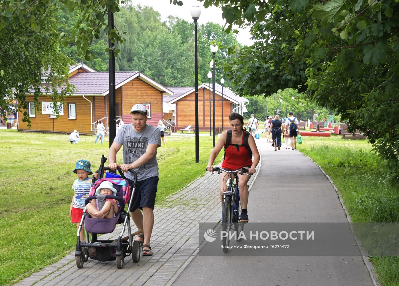 Теплая погода в Москве